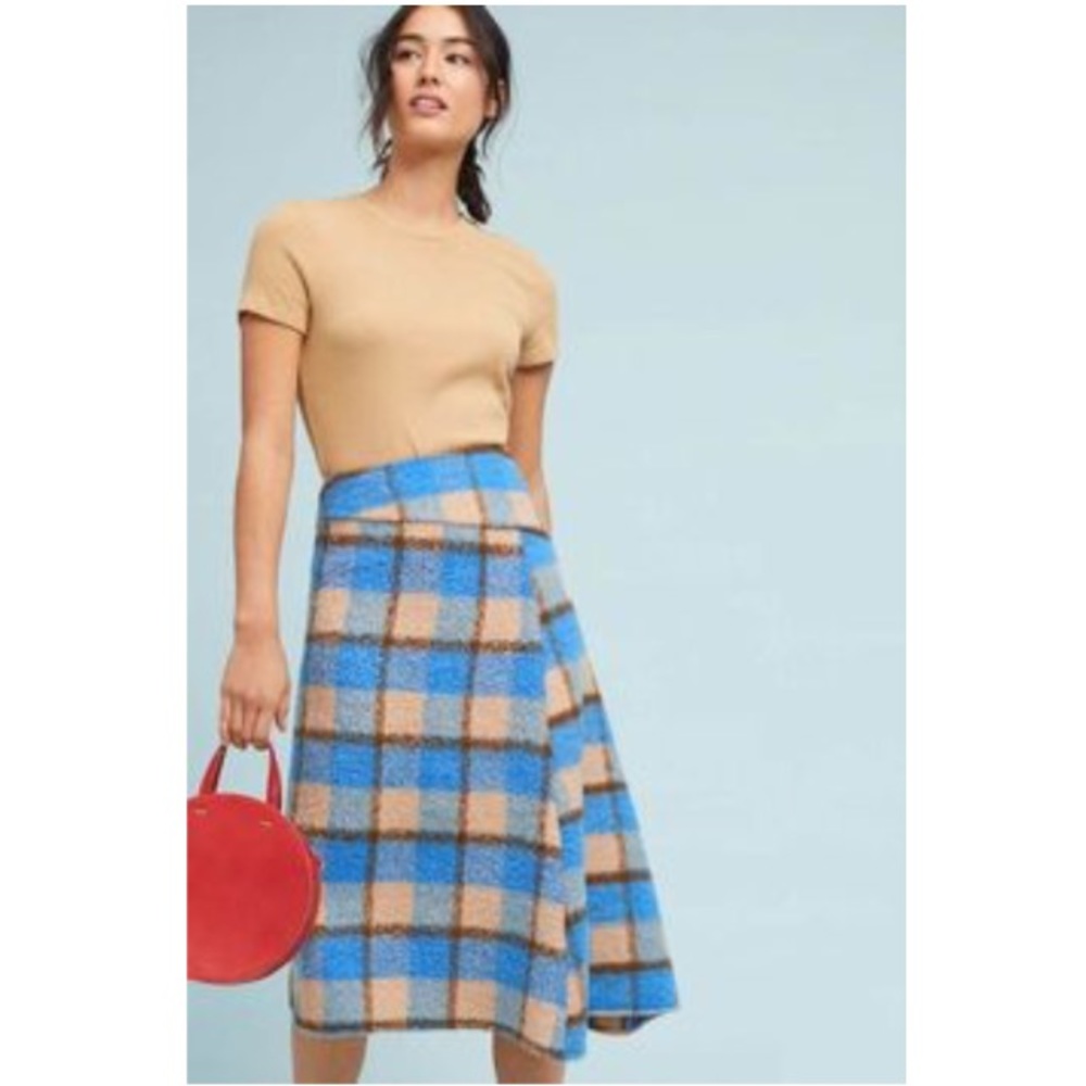 Eva Franco Islay Plaid Skirt